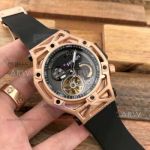 Perfect Replica Hublot Ferrari Rose Gold Men 45mm Watch - Best Quality